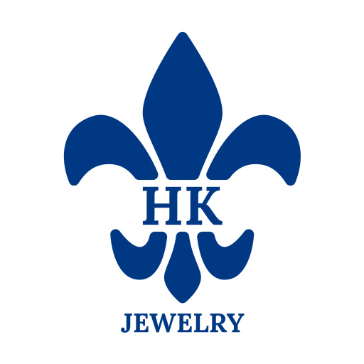 Logo Hue Kim Jewelry Official Blue Transparent Background