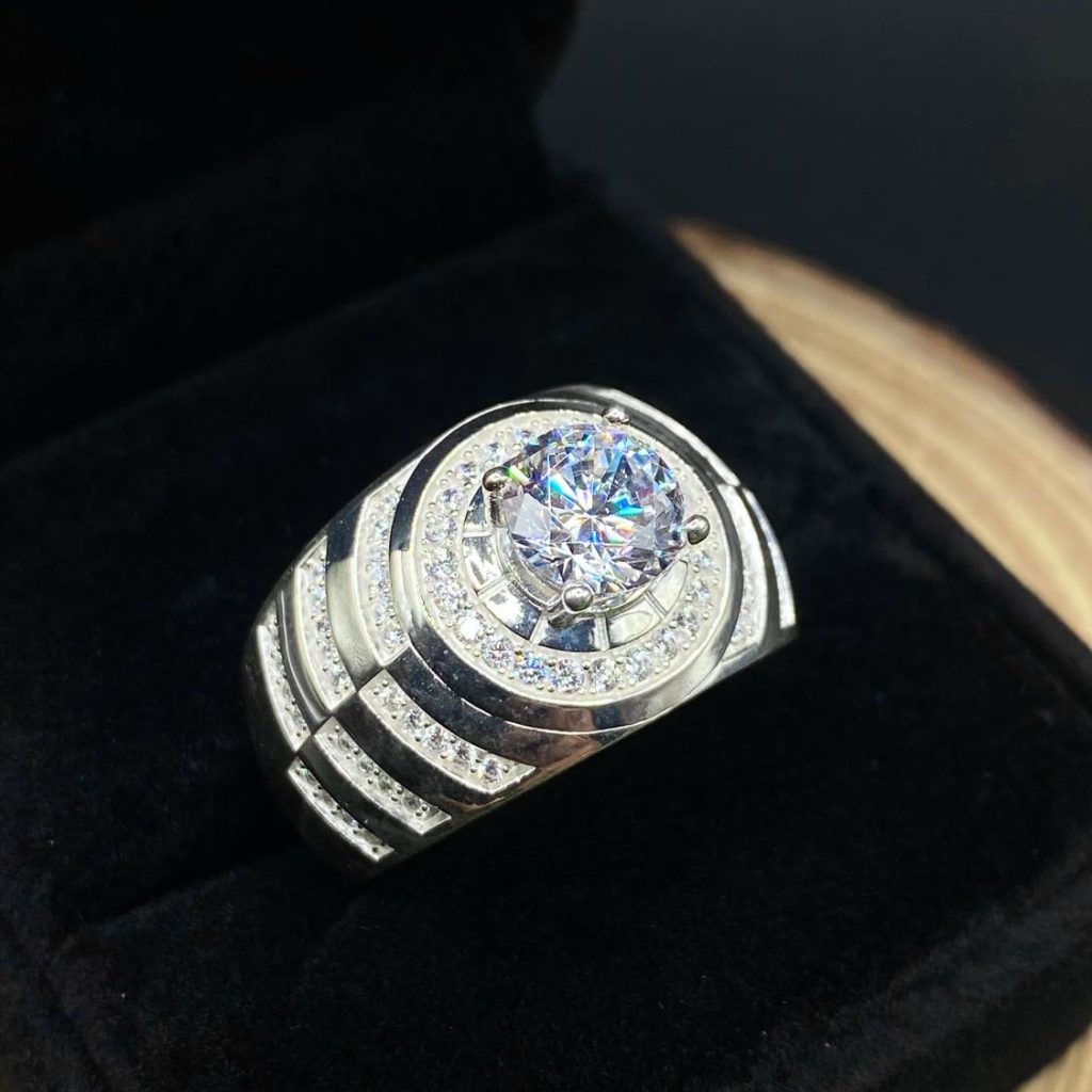 Nhẫn bạc nam HKJNNM17950