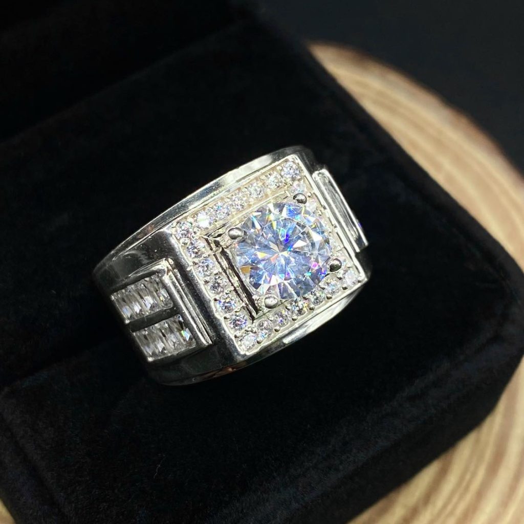 Nhẫn bạc nam HKJNNM19850