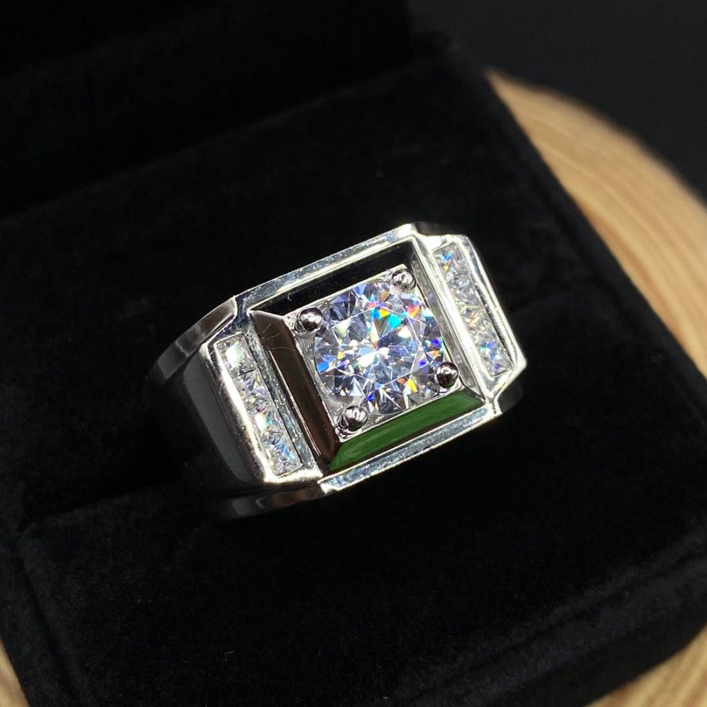 Nhẫn bạc nam HKJNNM21900 HKJ 1