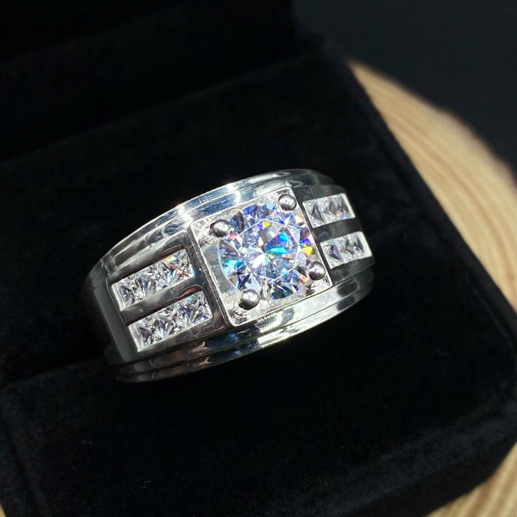 Nhẫn bạc nam HKJNNM27820